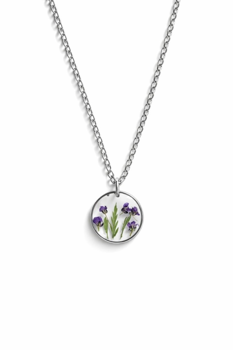 Naszyjnik z żywicy Magiczne smagliczki i paprocie