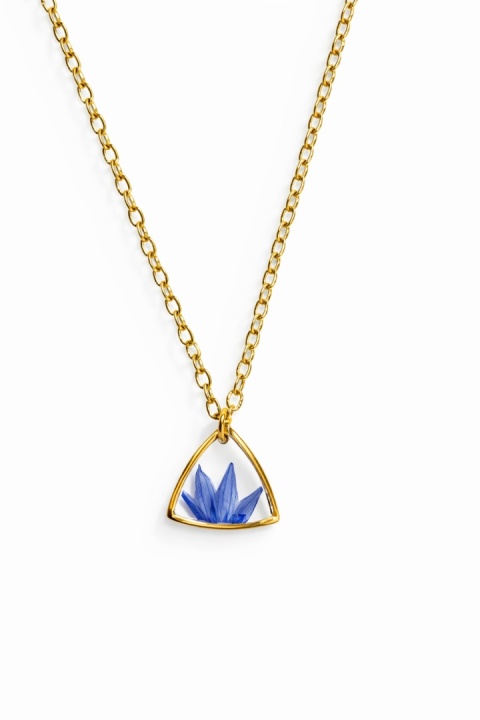 Naszyjnik z żywicy góry Chabry złociste