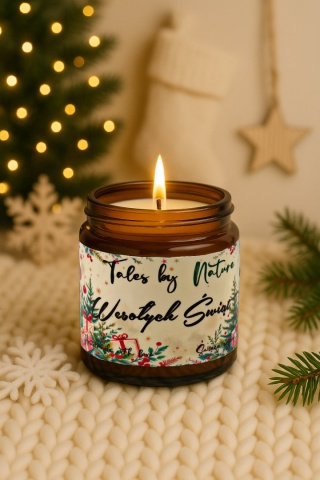 Świeca sojowa Wesołych Świąt 120 ml prezent