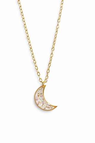 Naszyjnik z żywicy Ksieżyc dzika marchew