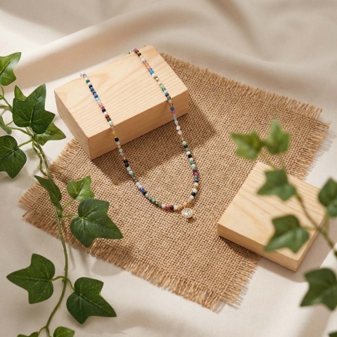 Naszyjnik z żywicy z kamieniami Florastone Magia kamieni