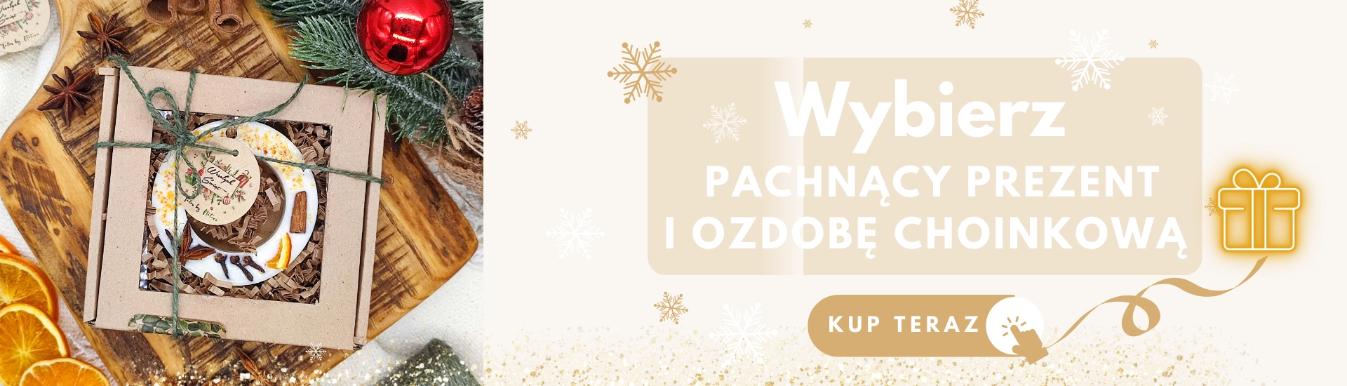 PACHNĄCA OZDOBA CHOINKOWA